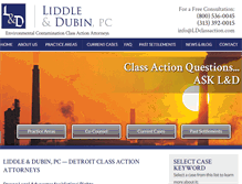 Tablet Screenshot of ldclassaction.com